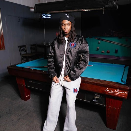 4EVEUARY GREY 4 SWEATPANTS
