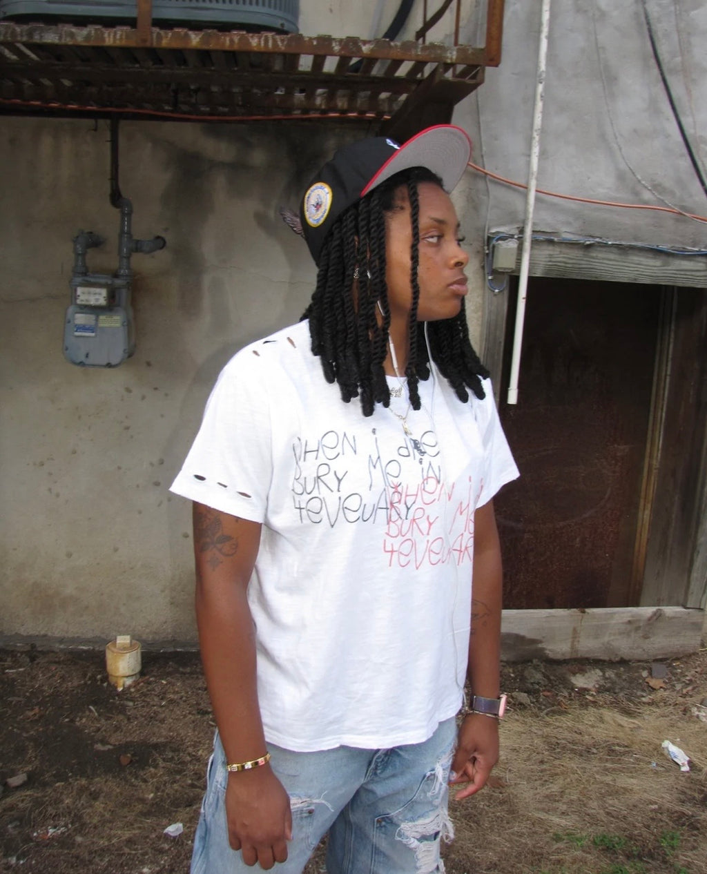 4EVEUARY “Bury Me in 4VR” Vintage Tee