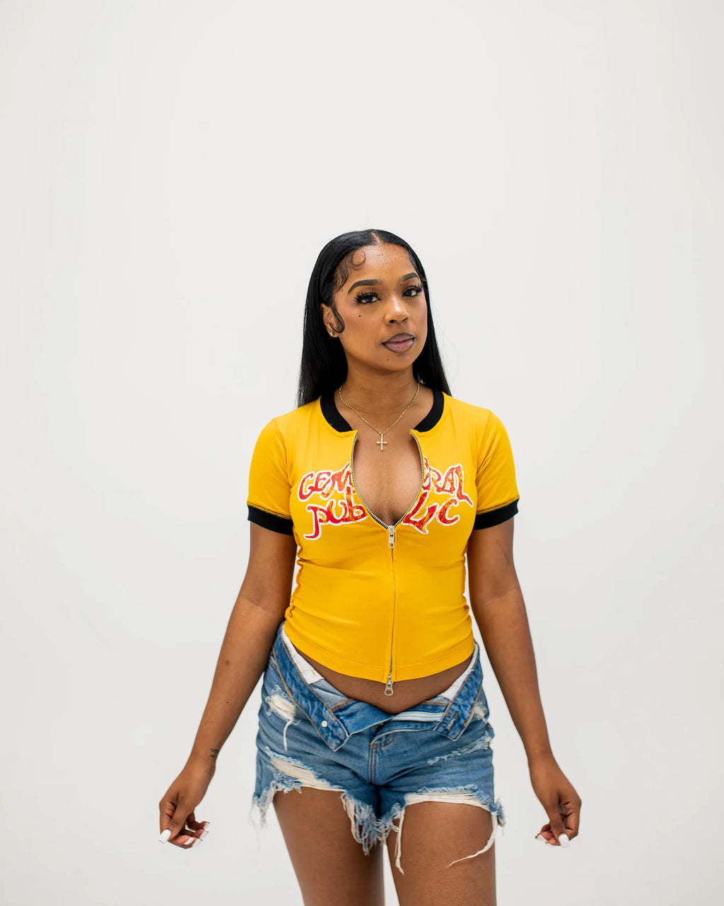 General Public Zipper Tee