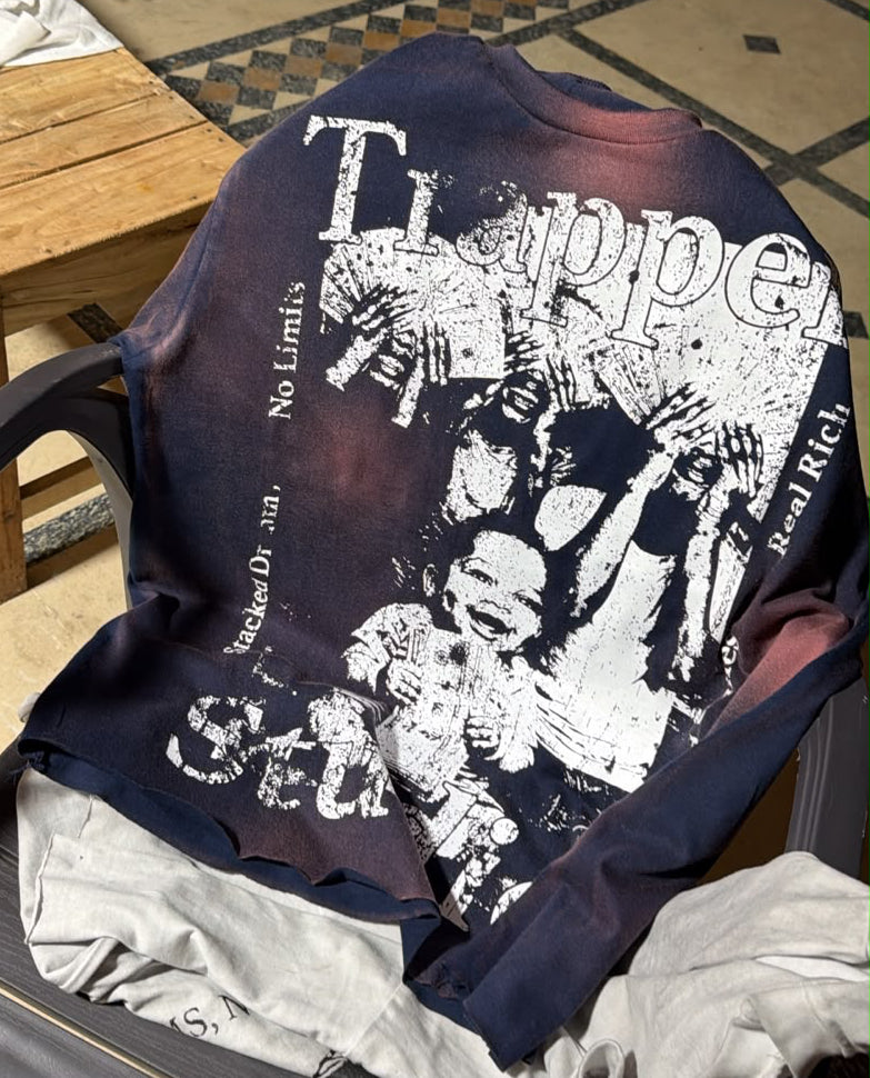 TRAPPER “Get Rich” Vintage Tee