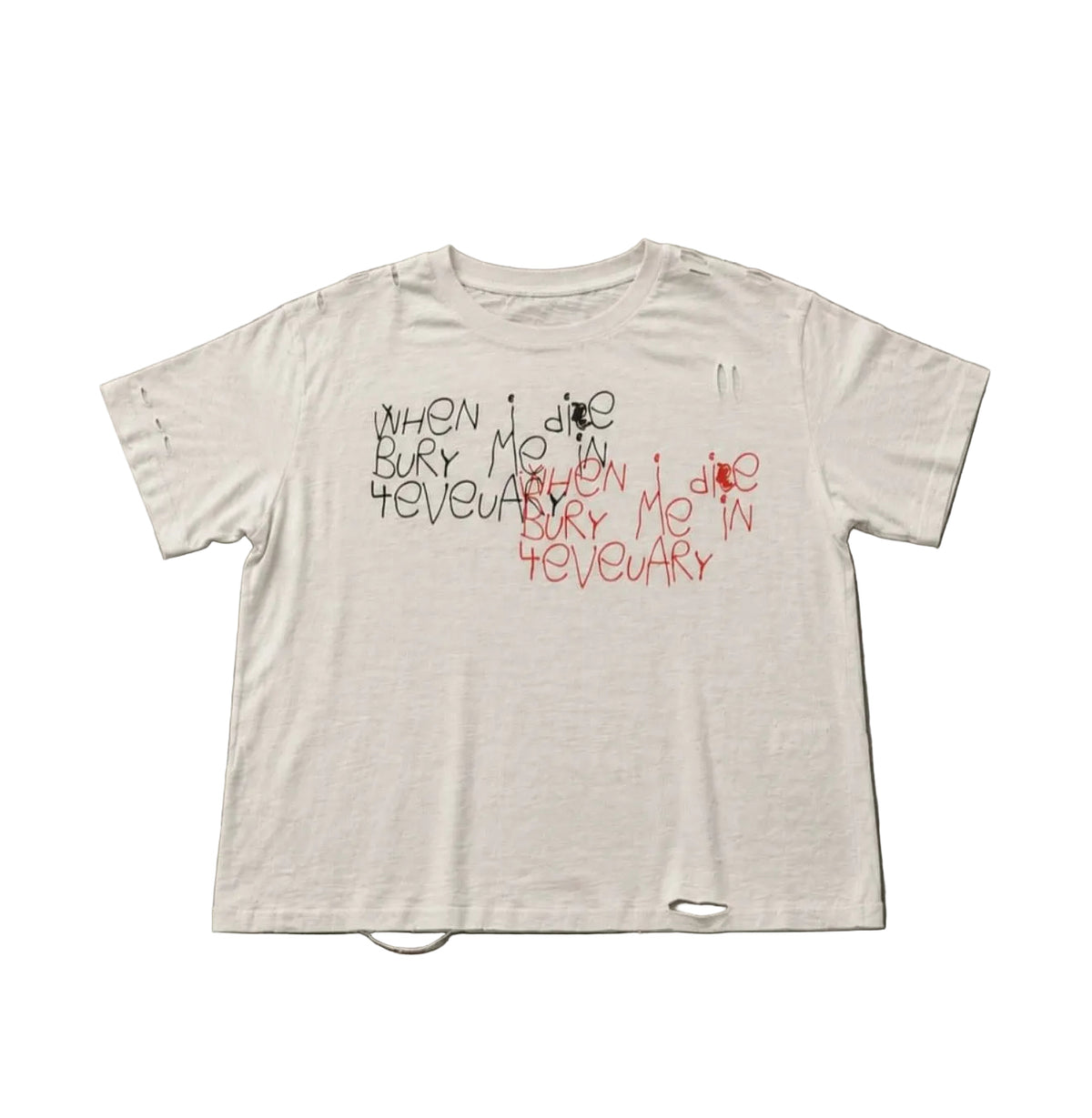 4EVEUARY “Bury Me in 4VR” Vintage Tee